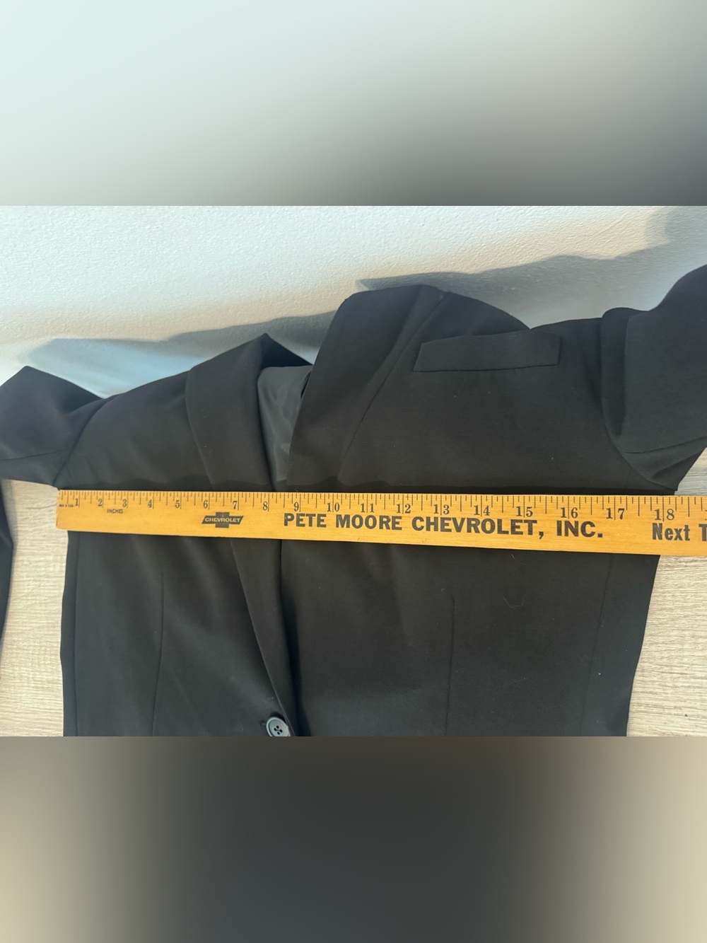 Norma Kamali Boyfriend Blazer Jacket Black Single Button Oversized Office XS - Picture 7 of 11